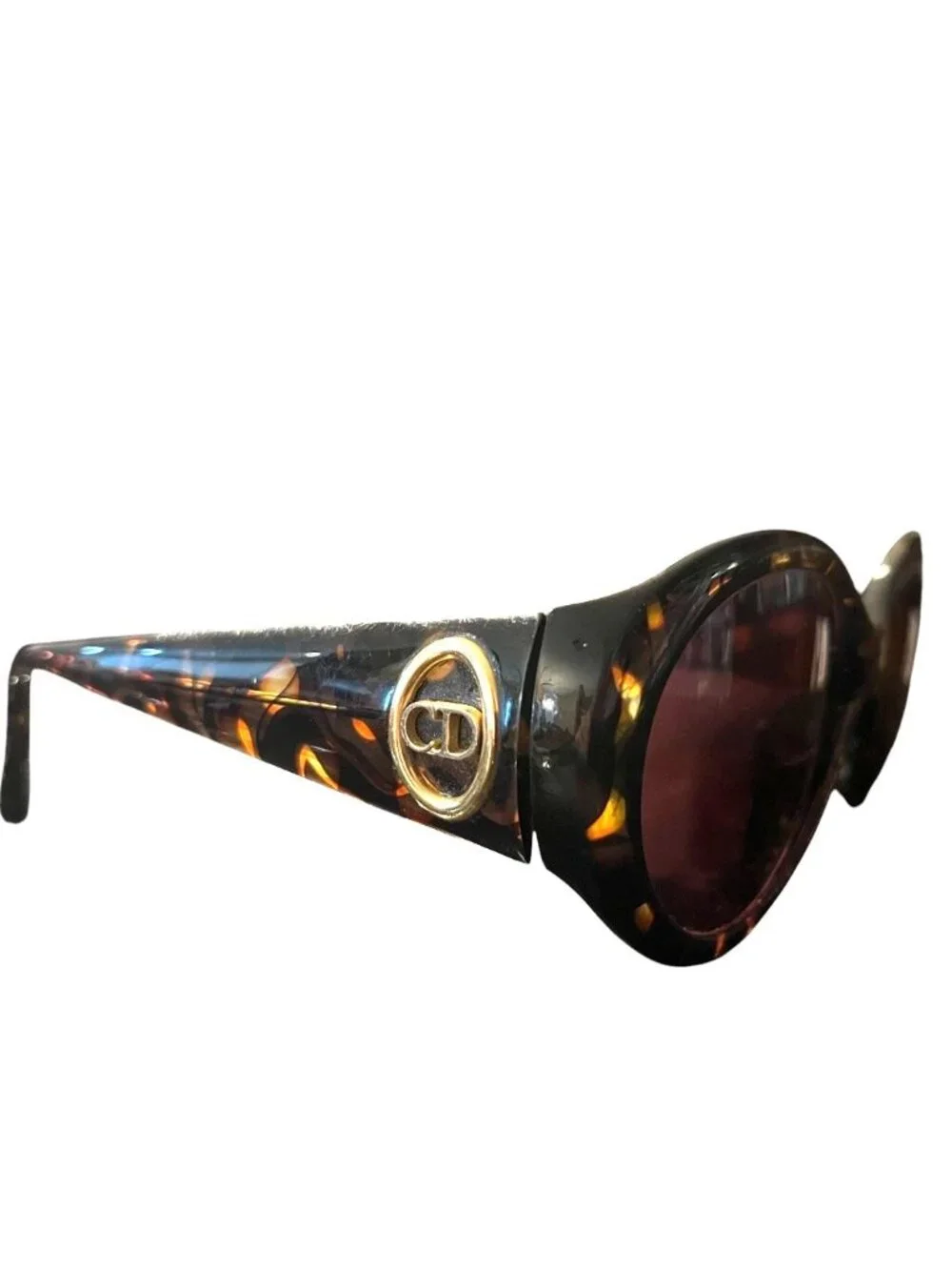 Christian Dior Ladies Sunglasses Frames Only 2854 10 Tortoise Shell CD Logo